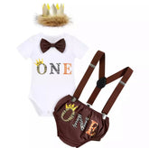 Boys First Birthday Costume  - Wild One.